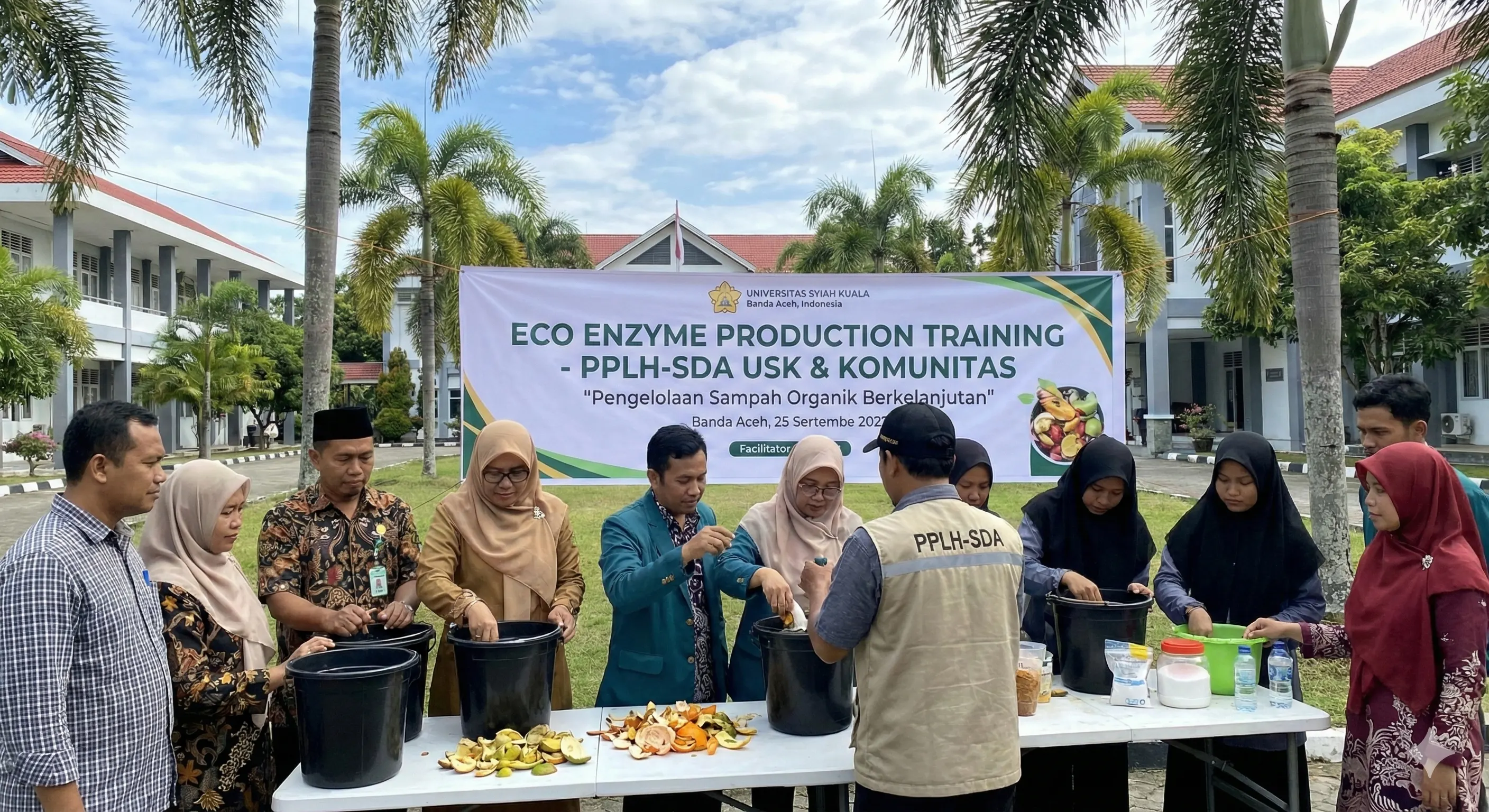 Eco Enzyme Production Training - PPLH-SDA Universitas Syiah Kuala (USK)